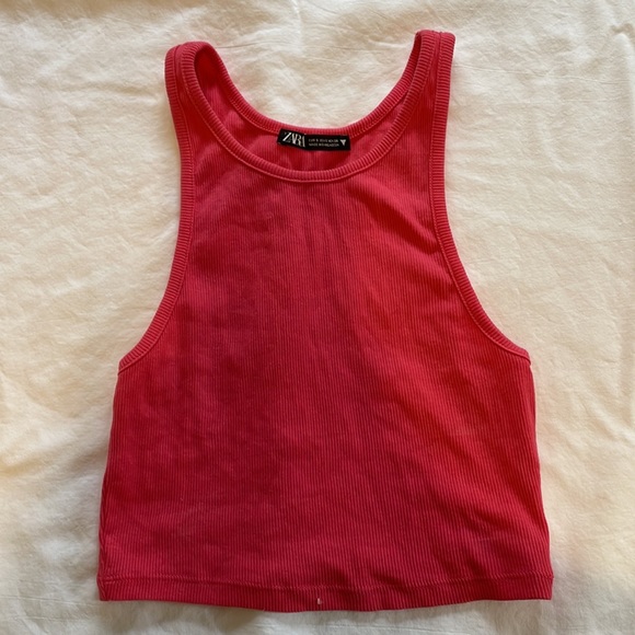 Zara Tops - Zara pink tanktop